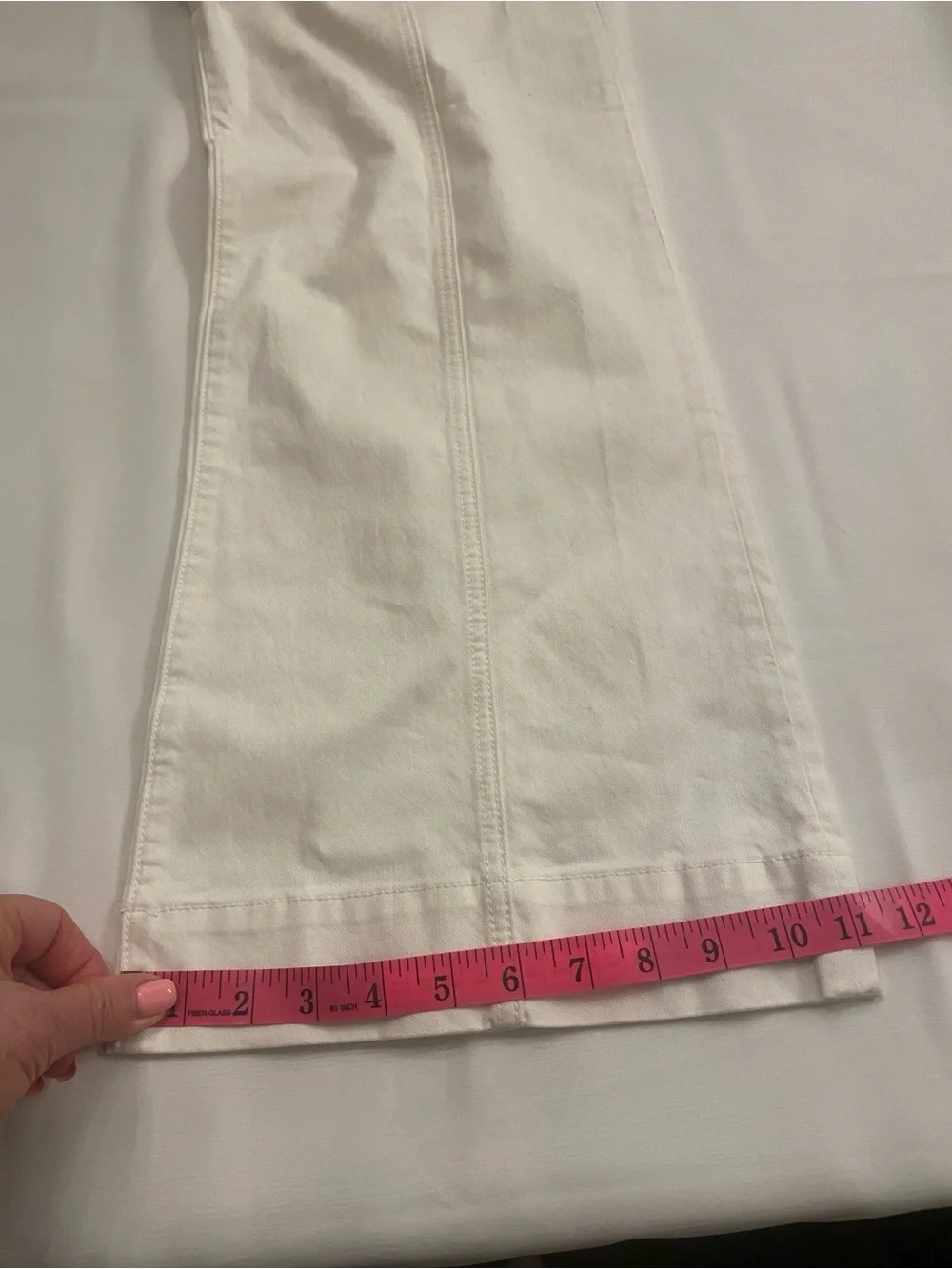 kate spade Women’s white high waisted Cropped Jeans size 30